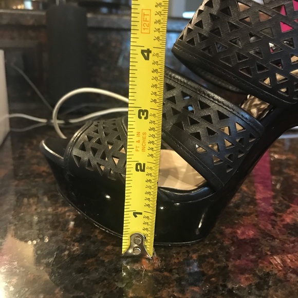 EUC Bakers Petra Black Heels size 6 - Picture 6 of 7